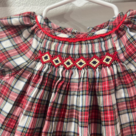 Plaid smock set - Picture 2 of 3
